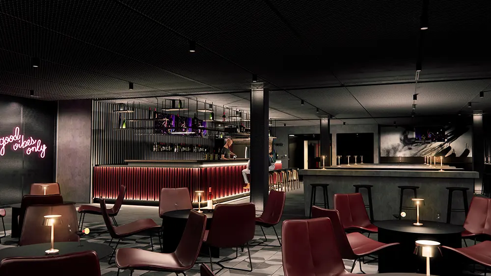 Premium lounge render