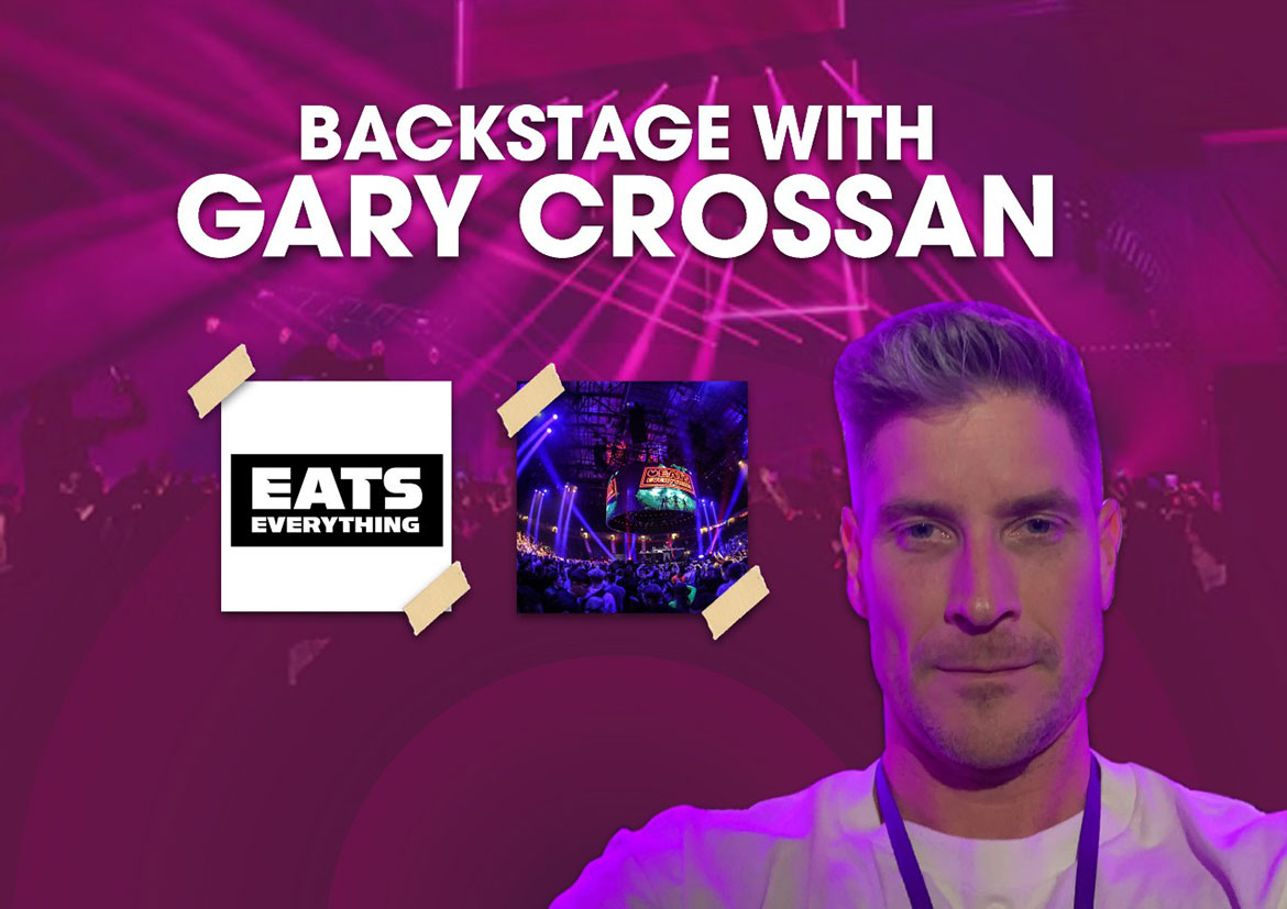 Backstage with Gary Crossan