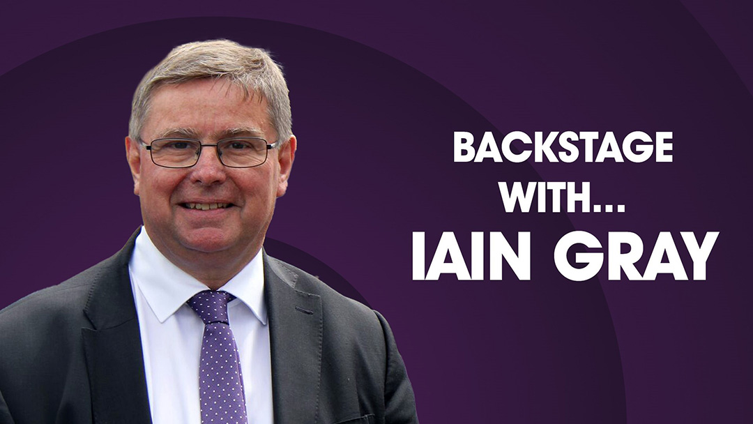 Backstage With Iain Gray